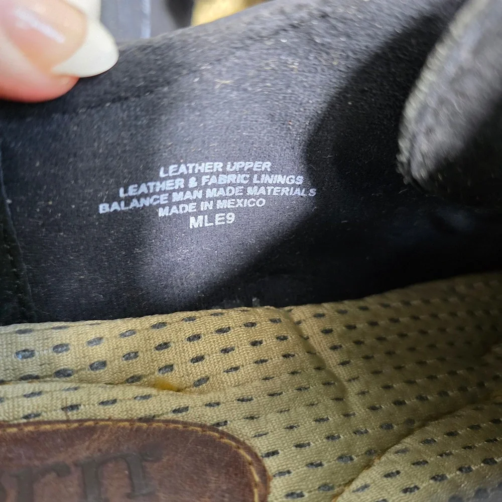 BORN Soledad Black Full‎ Grain Leather Lace Up Oxford Shoes Men 11.5 M